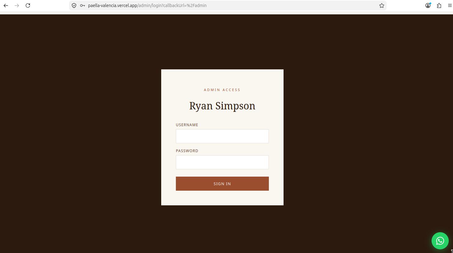 Admin: Service listing with visibility status